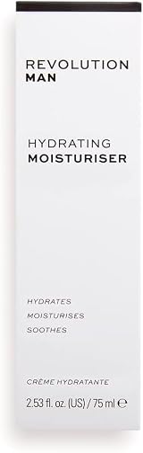 Revolution Man Hydrating Face Moisturiser Cream 150ml Vitamin E Soothes Dry Skin view 2
