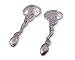 Arthur Court Designs Aluminum Metal Grapevine Salad Serving Set - Mediterranean Inspired Heavy Quality Detail 11 inch Long