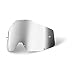 100% Goggle Replacement Lens - Racecraft 1, Accuri 1, Strata 1 Compatible (Anti-Fog-Silver Mirror)
