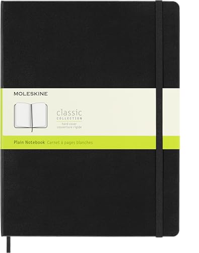 Moleskine Classic Notebook Large Plain Black