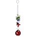 Aiskaer 6pcs Beautiful Colorful Crystal Ball Pendant Chandelier Decor Hanging Prism Ornaments,Crystal Ornament Ball Suncatcher Window Prisms,Feng Shui Faceted Ball