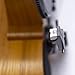 Fuse Vert Vertical Vinyl Record Player with Audio Technica Cartridge + Bluetooth, FM Radio, Alarm – Handcrafted Real Woodthumb 3