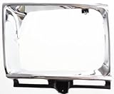 Evan-Fischer EVA18972010085 Headlight Door Single Driver Side LH Grill Extension Grille headlamp Bezel Molding Moulding trim Chrome