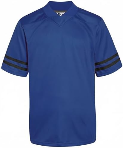 Amazon.com: Augusta Sportswear Sleeve Stripe Jersey>XL ROYAL/WHITE