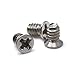 Xiaoyztan 100Pcs #6-32 Cross Drive Flat Head Machine Screw 3.5mm PC Computer Case Hard Drive Screws Full Thread Fastener