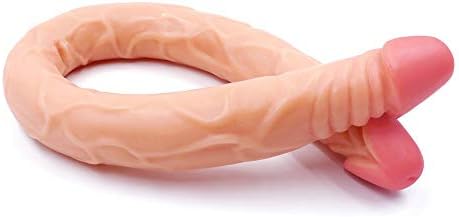 YQFCAF 21.56 Inch Lifelike Massage Wand Double Sided Dî`ld.ɔs' for Women YQFCAF