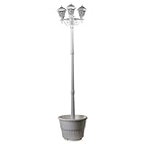 Westinghouse ND0593-06R 3 Head Solar Post Lamp, 1 Piece, White Finish (Tools & Home Improvement)