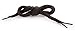 OrthoStep Flat Dress Brown 45 inch Shoelaces 2 Pair Pack