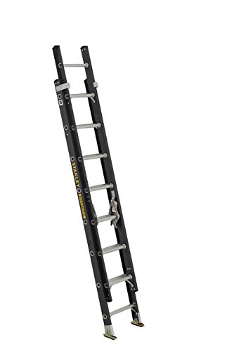 Stanley FatMax SXL3121-16 FatMax Fiberglass Extension Ladder, 16-Foot, 250-Pound Load Capacity