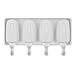 Aoile 4-Hole Silicone Ice Cream Maker Pop Mold Popsicle Lolly Mould Ice Cube Tray Pan DIY Kitchen Tool small