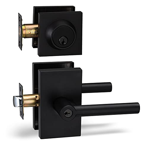 Berlin Modisch Entry Lever Door Handle and Single