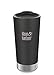 Klean Kanteen Insulated Tumbler 20oz (Shale Black) + Steel Straw Lid Set