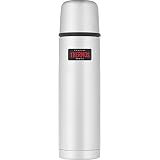 Thermos Bottiglia In Acciaio Inox 500 Ml – Leggera E Compatta, Mantiene Caldo 18h E Freddo 24h, Chiusura A Pulsante, Blu Notte