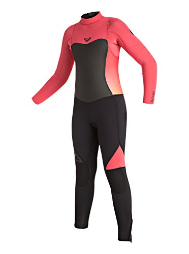 Roxy Girls Roxy Syncro 3/2Mm - Back Zip Full Wetsuit - Girls 8-16 - 16G - Pink Paradise Pink 16G