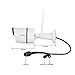 Wansview Outdoor Security Camera, WiFi Wireless IP Security Bullet Home Camera,IP66 Weatherproof, 720P W3-White