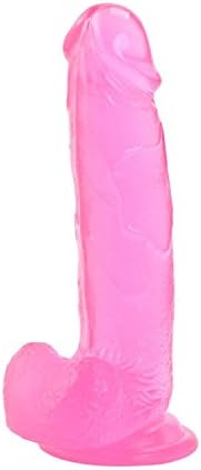 Ultra-Soft Realistic Silicone 7.8 inch Dual Density Ultimate Cock with Strong Base -Pink