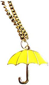 Velecos How I Met Your Mother HIMYM Yellow Umbrella Necklace Pendant