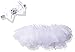 Toby & Company Girls' Tutu & Statement Bow Headband 2 Pc Set