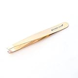 Moonriver Beauty Large Angled-Tip Tweezers - Gold
