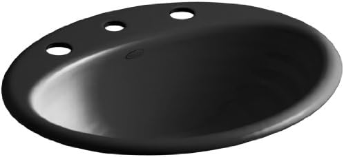Kohler K290687 Ellington Selfrimming Bathroom Sink Black Black