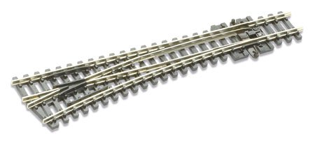 Peco N Scale Code 80 Insulfrog #6 Left-Hand Turnout