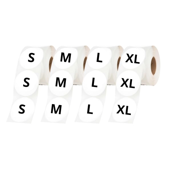 Self Adhesive Clothes Sizes S M L XL (500 per model)