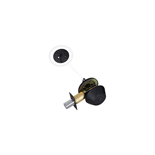 Grip Tight Tools ED07-6 36 Total, (6-Pack, Black Combo Entry Lock Set Door Knob and Double Cylinder Deadbolt Alike: KW1 Keyway with 18 Keys Included, 6 Pack, 6 - Thumbnail 2