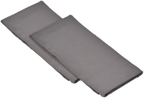 Red Nomad Luxury 2 Piece Pillowcase Set, Standard/Queen, Gray