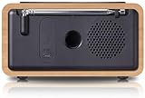 Roxel Nod Bedside Radio DAB/DAB+ FM Alarm Clock Qi Charging Oak view 4