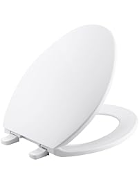 Kohler  K-4774-0 Brevia with Quick-Release Hinges Elongated Toilet Seat, White