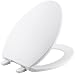 Kohler K-4774-0 Brevia Elongated White Toilet Seatwith Quick-Release Hinges And Quick-Attach Hardware For Easy Clean primary