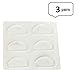 AM Landen 1.3mm 3 Pairs Transparent Non-slip Silicone Nose Pads Eyeglass Nose Pad