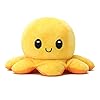 Weilisi-Reversible-Octopus-Plush-ToyOctopus-Reversible-PlushieDouble-Sided-Flip-Mood-Octopus-for-KidsGirlsBoysFriends-orange Weilisi Reversible Octopus Plush Soft Toy 20 cm,Octopus Reversible Plushie,Double Sided Flip Mood Octopus Gift for Kids…