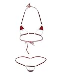 Afom Women Sexy Halterneck Mini Micro Bikini G