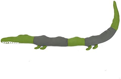 Baby Crib Sleep Bumper, Yhouse Cartoon Crocodile Plush Pillows Cushion Nursery Cradle Decor for Newborn Girl Boy Toddler (Green)
