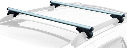 JEGS 71004 Roof Rack Cross Bar Set 55 1/2 in. [Aluminum]