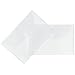 JAM PAPER Plastic Envelopes with Hook & Loop Closure - Legal Booklet - 9 3/4 x 14 1/2 - Clear - 12/Pack