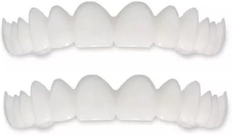 Kinbird Snap On Smile Whitening Tooth Paste Instant Smile Comfort Fit Flex Silicone Gel Simulates Dental Braces