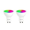 helloify GU10 LED Smart, WiFi Light Bulb Compatible with Alexa Google Home, RGBCW Color Changing, Cool Warm White…
