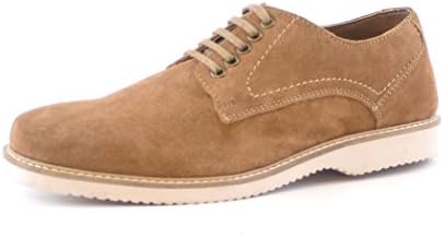 HENKELMAN Men's Lace-Up Flats Brown Brown
