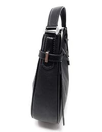 MICHAEL KORS CASSIE HOBO BOLSO DE HOMBRO DE CUERO CRESCENTE NEGRO