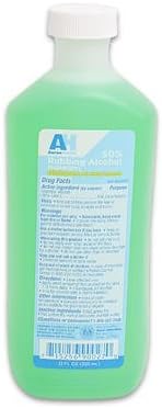 Green Rubbing Alcohol - 12oz