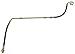 Dorman H620187 Rear Center Brake Hydraulic Hose Compatible with Select Jeep Models