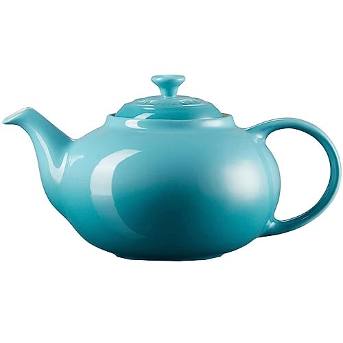 Le Creuset Stoneware Classic Teapot, 1.3 litres, Serves 3-4 Cups, Teal, 70702131700000