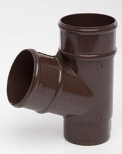 POLYPIPE Brown RR129 112.5deg Branch for 68mm downpipe
