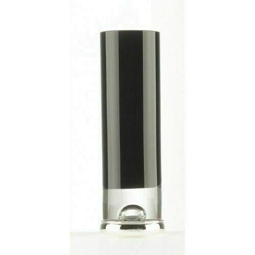Broadway & Co - Sterling Silver - Black Glass and Silver VASE - 9 3/4"
