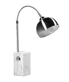 Modern ARCO TABLE LAMP - WHITE MARBLE