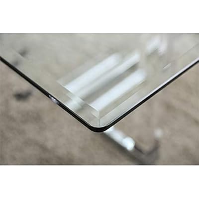 Buy Furniture Of America Hartly Contemporary Glass Dining Table In Chrome Online In Turkey B07l79d9w6