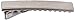 Trimweaver TW-RAC-45-24 24-Piece 45mm Rectangle Alligator Pinch Clips with Teeth, 1-3/4-Inch