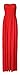 Forever Women's Plus Size Plain Boobtube Elasticated Sheering Maxi Dress